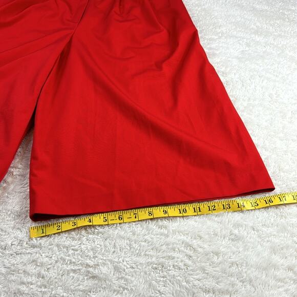 Vintage 80s Barclay Square high waisted red culottes, size small - med - Picture 5 of 11